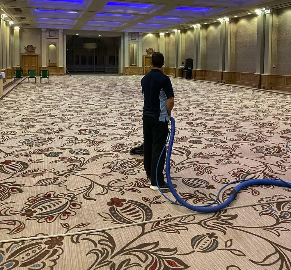 Banquet Hall Carpet Extraction